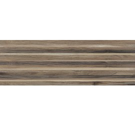 Zen Плитка настенная полоски коричневый 60030 20х60 - фото - 1