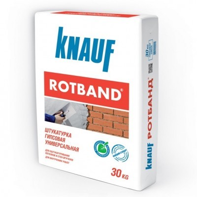 Штукатурка гипсовая Ротбанд Knauf 30кг - фото - 1