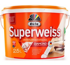 Краска супербелая универсальная SUPERWEISS RD4 5 л DUFA - фото - 1