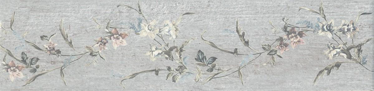 Кантри Шик керамогранит серый матовый декорированный40,2х9,9 SG401800N - фото - 2