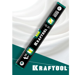 Уровень Kraftool 400 мм, с зеркальным глазком 34781-40 - 3 Уровень Kraftool 400 мм, с зеркальным глазком 34781-40 - фото - 3