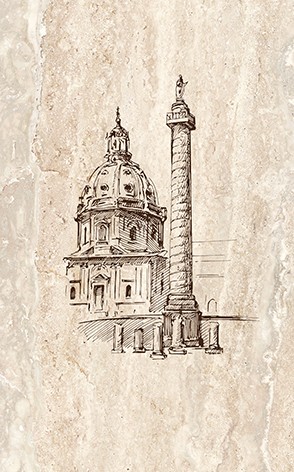 Efes coliseum-2 Columna Декор 25x40 - фото - 1