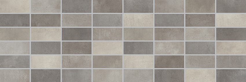 Fiori Grigio Декор мозаика темно-серая 1064-0103-1001 20х60 - фото - 1