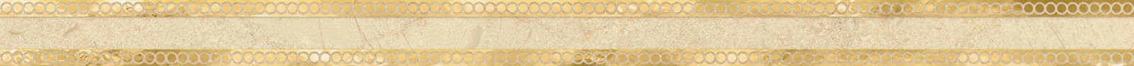 Миланезе дизайн Бордюр Римский крема 1506-0157 3,6х60 - фото - 1