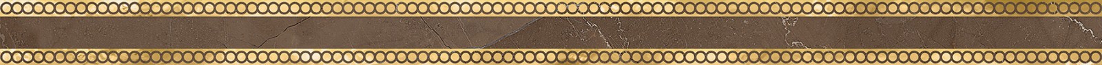 Миланезе дизайн Бордюр Римский марроне 1506-0419-1001 3,6х60 - фото - 1
