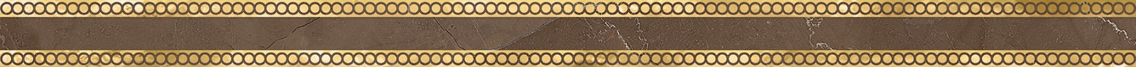 Миланезе дизайн Бордюр Римский марроне 1506-0419 3,6х60 - фото - 1