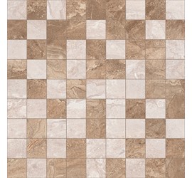 Polaris Мозаика коричневый+бежевый 30х30 - фото - 1