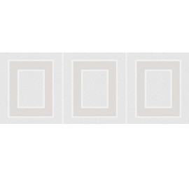 Вилланелла Декор Геометрия белый MLD\A68\15000 15х40 - фото - 1