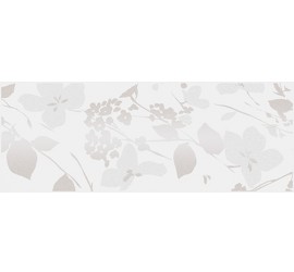 Вилланелла Декор Цветы белый MLD\A67\15000 15х40 - фото - 1