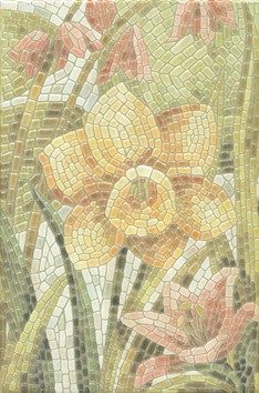 Летний сад Декор Лилии лаппатированный HGD\A144\880L 20х30 - фото - 1