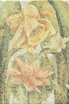 Летний сад Декор Лилии лаппатированный HGD\A145\880L 20х30 - фото - 1