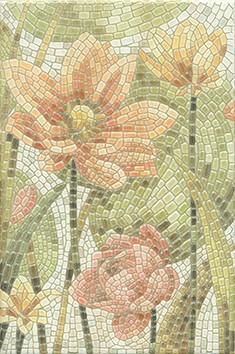 Летний сад Декор Лилии лаппатированный HGD\A146\880L 20х30 - фото - 1