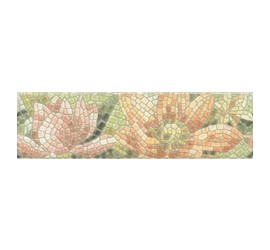 Летний сад Бордюр Лилии лаппатированный HGD\A148\880L 5,7х30 - фото - 1