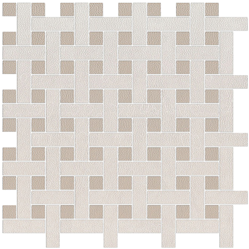 Сафьян Декор бежевый мозаичный SG183\001 42,7х42,7 - фото - 1