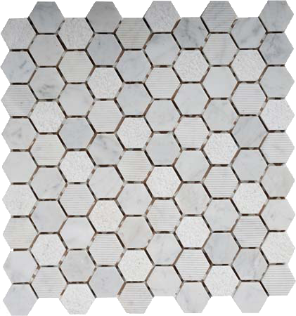 Мозаика MN152HXB Primacolore 32x32 hexagon/300х300 (11pcs) - 0.99 - фото - 1