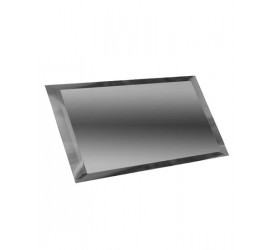 Прямоугольная зеркальная графитовая плитка с фацетом 10мм ПЗГ1-02 - 480х120 мм/10шт - фото - 1