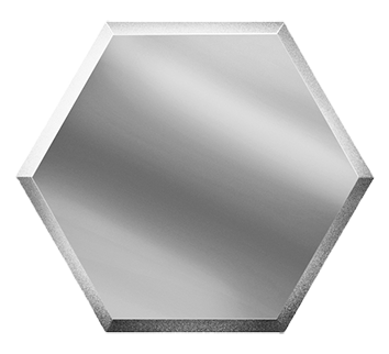 Зеркальная серебряная плитка СОТА СОЗС3 30х25,9 - фото - 1