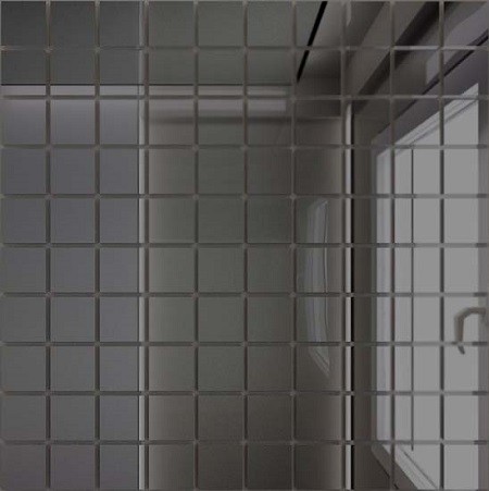 Мозаика зеркальная Графит Г25 ДСТ 25 х 25/300 x 300 мм (10шт) - 0,9 - фото - 1