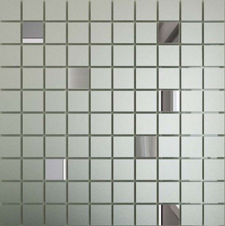 Мозаика зеркальная Серебро матовое + Графит См90Г10 ДСТ 25 х 25/300 x 300 мм (10шт) - 0,9 - фото - 1