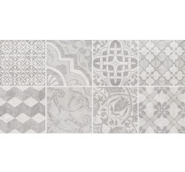 Bastion Декор с пропилами мозаика серый 08-03-06-453 20х40 - фото - 1