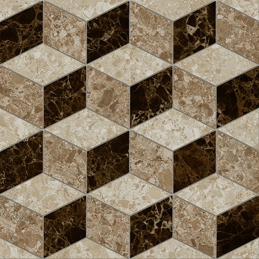 Скольера Керамогранит коричневый геометрия 6046-0350 45х45 - фото - 1