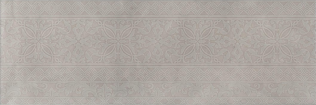 Каталунья Декор серый обрезной 13088R\3F 30х89,5 - фото - 1