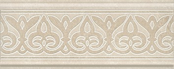 Линарес Бордюр декорированный обрезной BDA016R 30х12 - фото - 1
