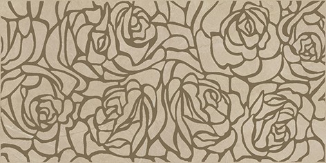 Serenity Rosas Декор коричневый 08-03-15-1349 20х40 - фото - 1
