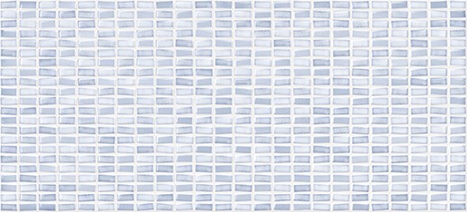Pudra облицовочная плитка мозаика рельеф голубой (PDG043D) 20x44 - фото - 1