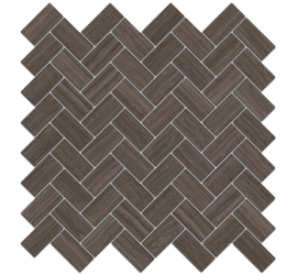 Грасси Декор коричневый мозаичный 190\003 31,5х30 - фото - 1