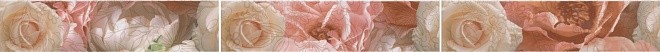 Контарини Бордюр Цветы обрезной STG\A595\13032R 30х7,2 - фото - 1