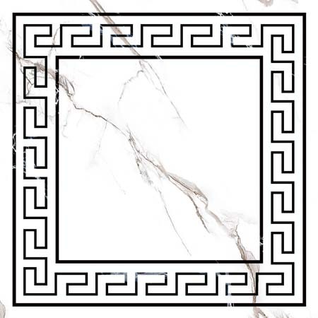 Classic Marble Декор Белый G-270/G/d01/40x40 - фото - 1