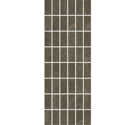 Лирия Декор коричневый мозаичный MM15139 15х40 - фото - 1