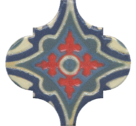 Арабески Майолика Декор орнамент OS\A29\65000 6,5х6,5 - фото - 1