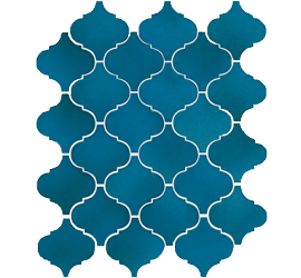 Арабески Майолика синий 65007 26х30 - фото - 1