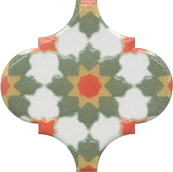 Арабески Майолика Декор орнамент OS\A40\65000 6,5х6,5 - фото - 1