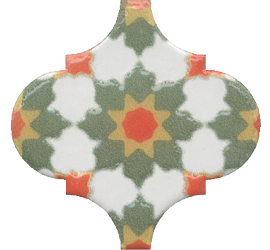 Арабески Майолика Декор орнамент OS\A40\65000 6,5х6,5 - фото - 1