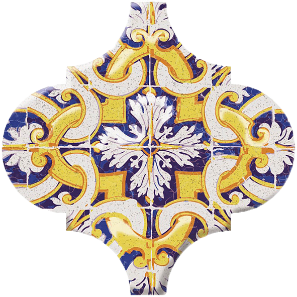 Арабески Майолика Декор орнамент OP\A159\65000 6,5х6,5 - фото - 1