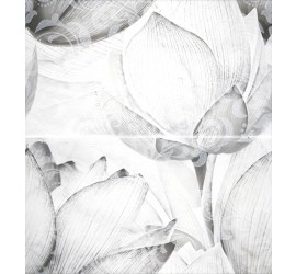 Каррарский Мрамор Панно цветы 1609-0019 45х50 (компл. из 2-х шт) - фото - 1