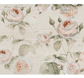 Garden Rose beige Панно 01 50х60 - фото - 1