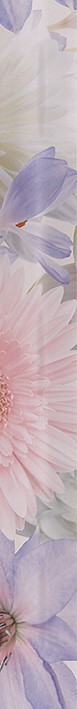 Aquarelle lilac Бордюр 01 6,5х60 - фото - 1