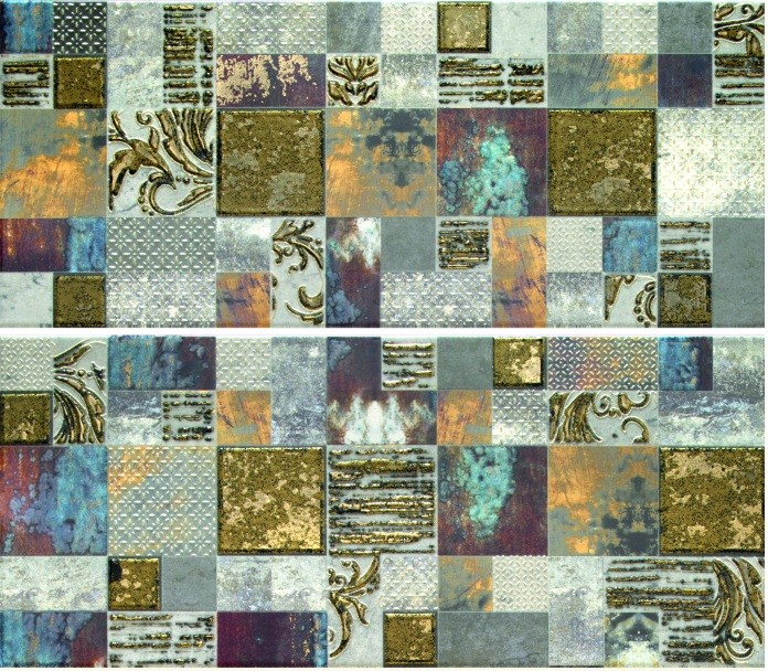 Frades Mosaico Gris Панно комплект из 2 плиток 250х600 мм/500х600 мм - фото - 1