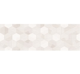Lin вставка гексагон бежевый (LN2S012DT) 20x60 - фото - 1
