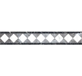 Black&White Бордюр K-60/LR/f01-cut/10x60 - фото - 1