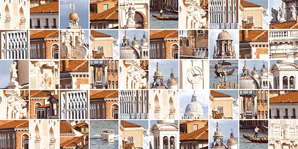 Венеция бежевый Мозаика стандарт 10-31-11-273 25х50 - фото - 1