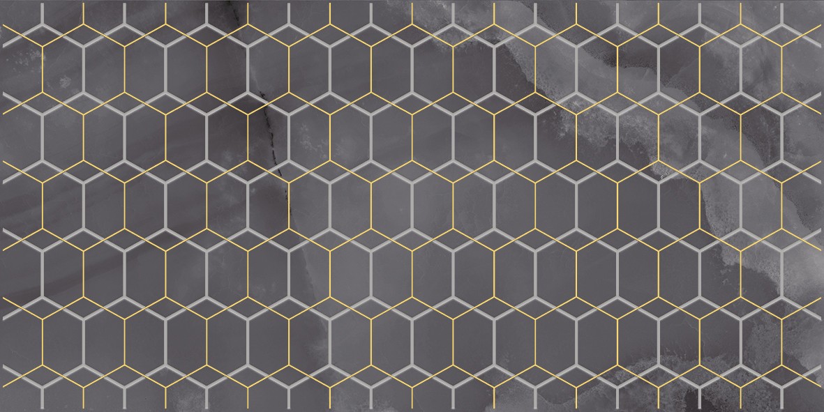 Prime Декор чёрный 25х50 - фото - 1