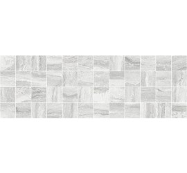 Glossy Декор мозаичный серый MM11188 20х60 - фото - 1