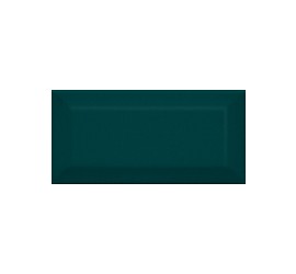 Клемансо Плитка настенная зелёный тёмный грань 16059 7,4х15 - фото - 1