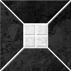 Риальто 1Т тип 2 Плитка настенная черная 20х20 - фото - 1