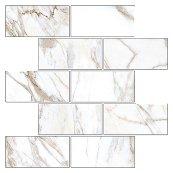 Marble Trend Мозаика K-1001/MR/m13/30,7x30,7 Calacatta - фото - 1